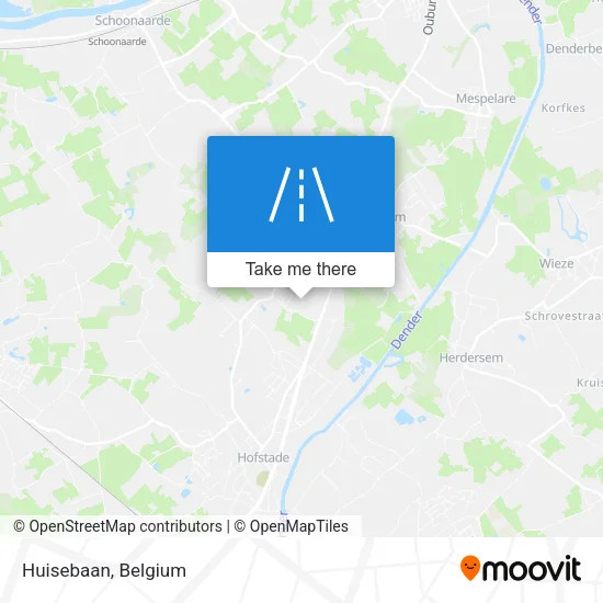 Huisebaan map
