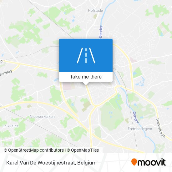 Karel Van De Woestijnestraat plan