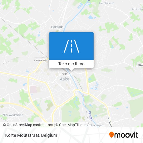 Korte Moutstraat map