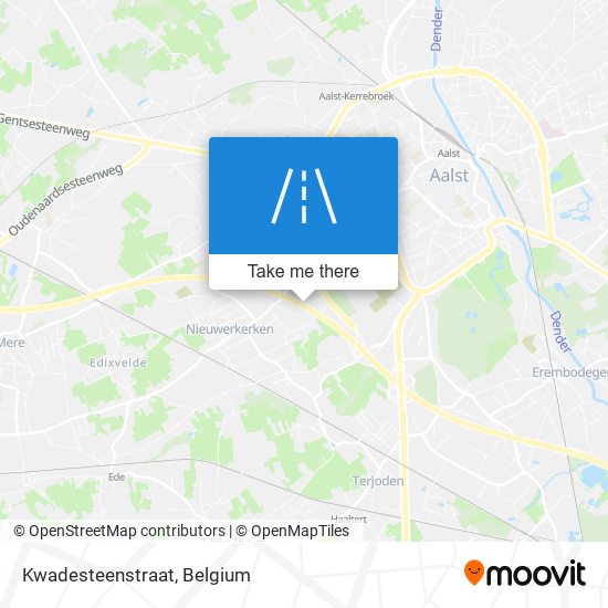 Kwadesteenstraat map