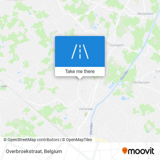 Overbroekstraat map