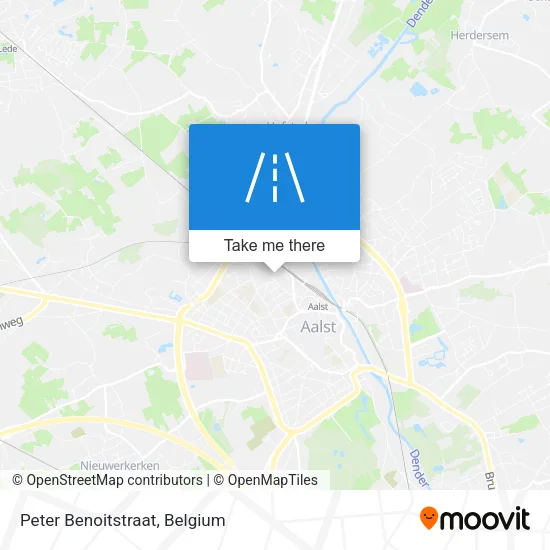Peter Benoitstraat map