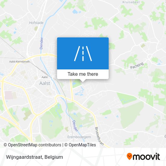 Wijngaardstraat map