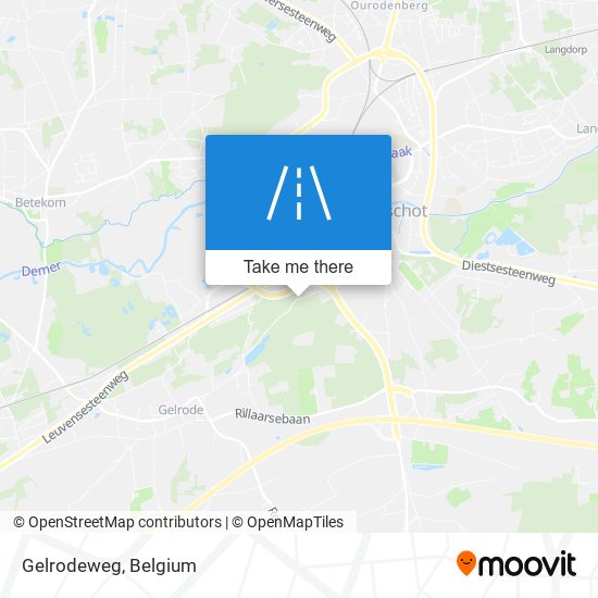 Gelrodeweg map