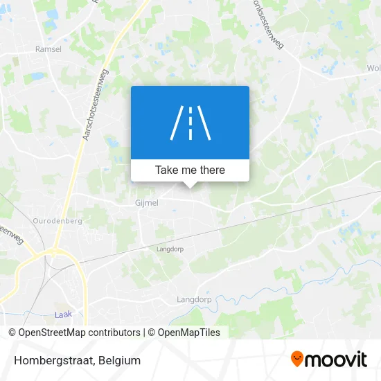 Hombergstraat map