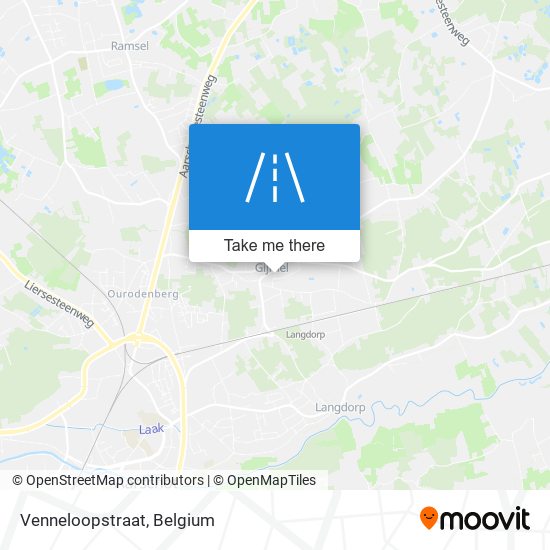 Venneloopstraat map