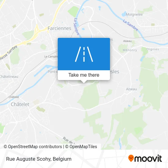 Auguste Scohy Street map