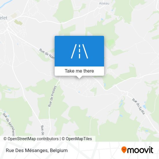Rue Des Mésanges plan