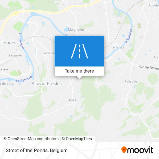 Street of the Ponds map