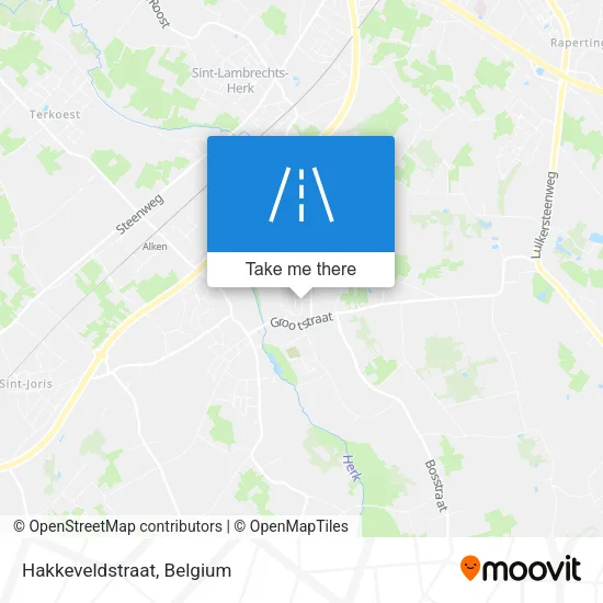 Hakkeveldstraat map
