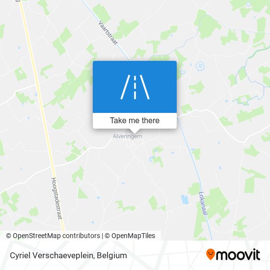 Cyriel Verschaeveplein map