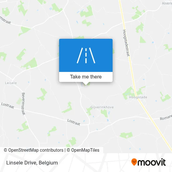 Linsele Drive map