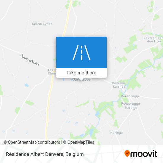 Résidence Albert Denvers map