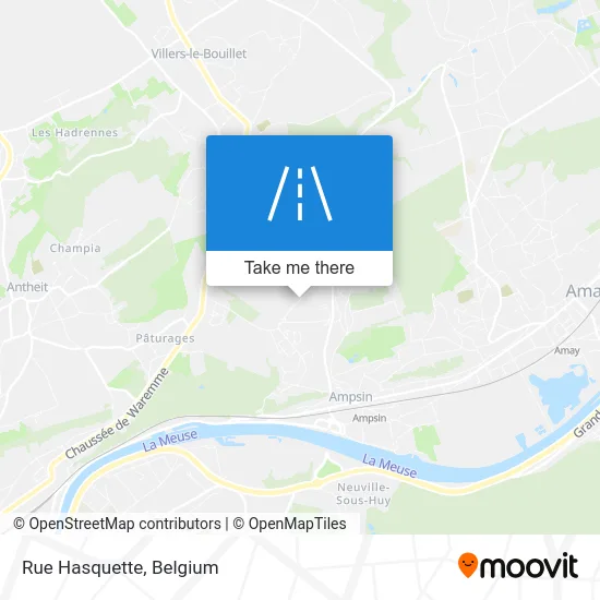 Hasquette Street map