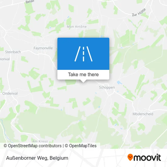 Außenborner Weg map