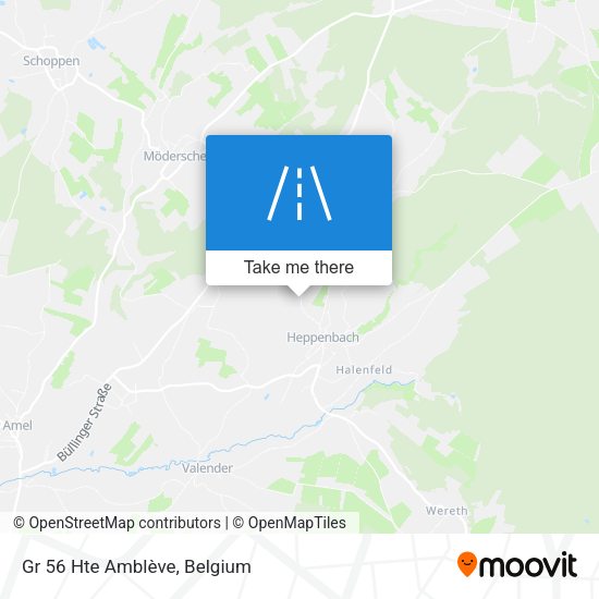 Gr 56 Hte Amblève plan