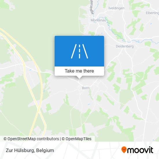 Zur Hülsburg map