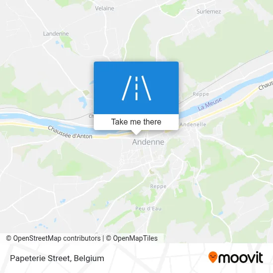Papeterie Street map