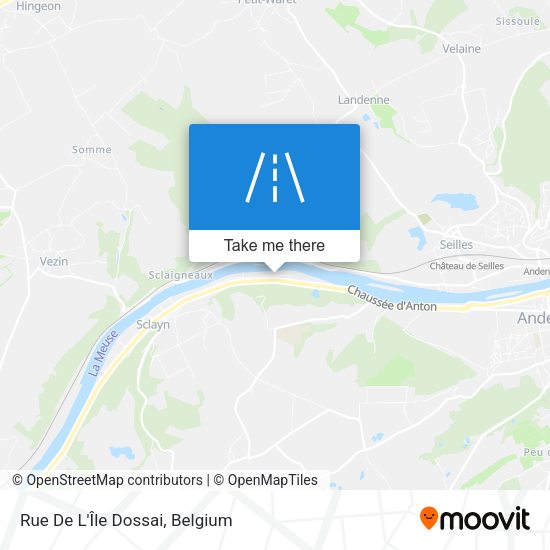 Rue De L'Île Dossai plan
