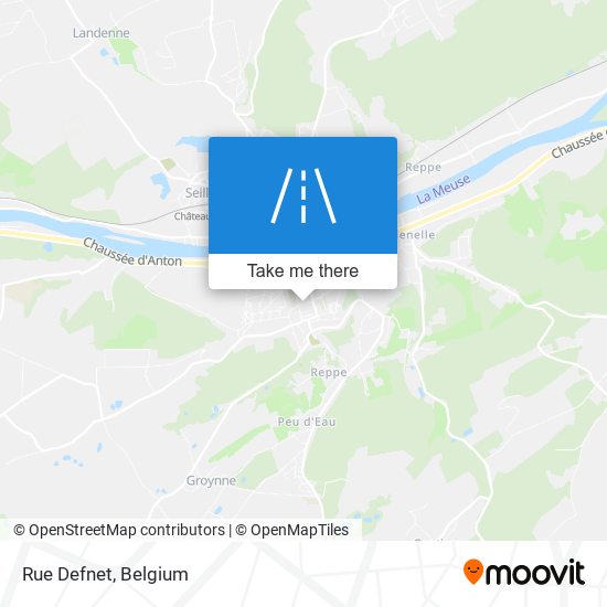 Rue Defnet map