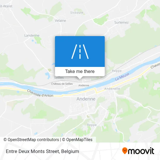 Entre Deux Monts Street map