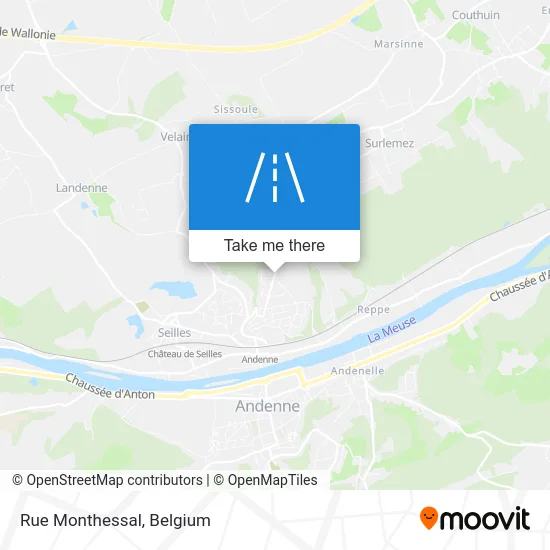 Monthessal Street map
