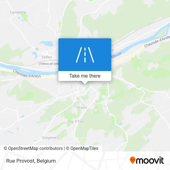Rue Provost map
