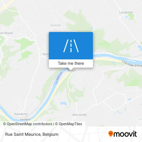 Rue Saint Maurice map