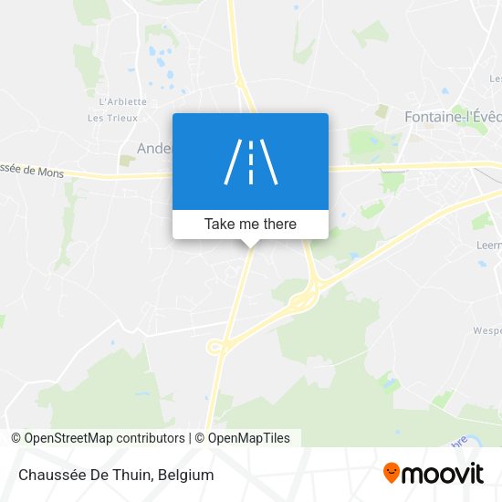 Chaussée De Thuin plan