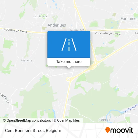 Cent Bonniers Street map