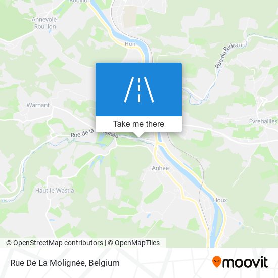 Rue De La Molignée map
