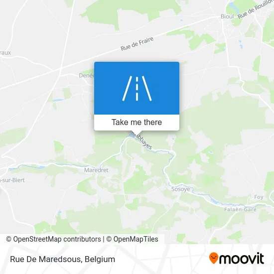 Maredsous Street map