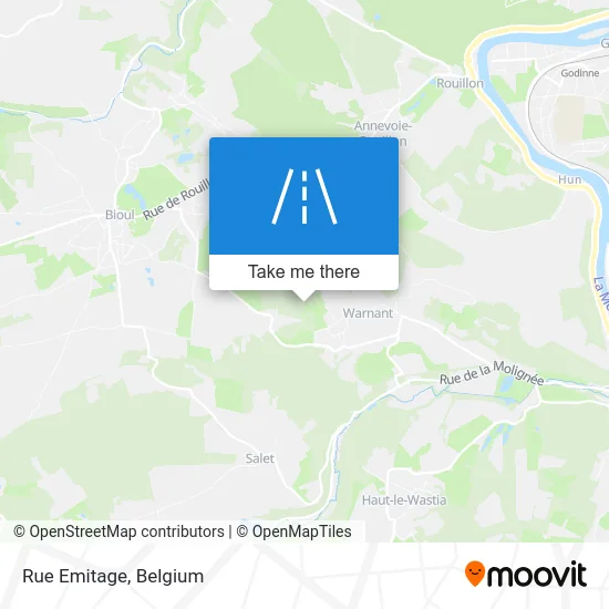 Hermitage Street map