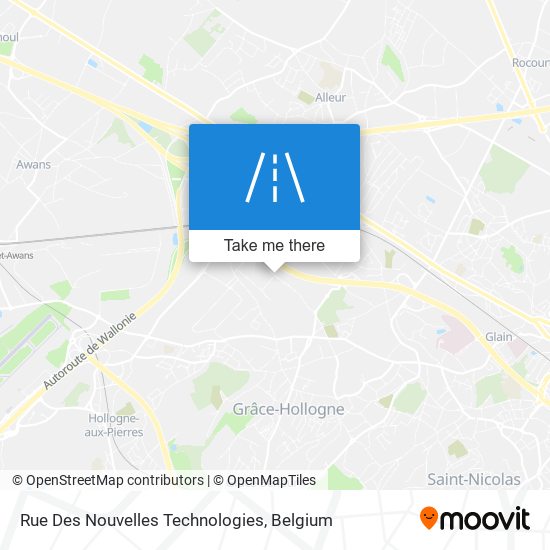 Rue Des Nouvelles Technologies plan