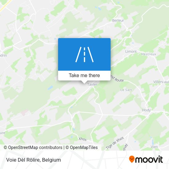 Voie Dèl Rôlire map