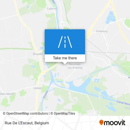 De L'Escaut Street map