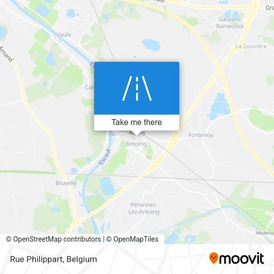 Rue Philippart map