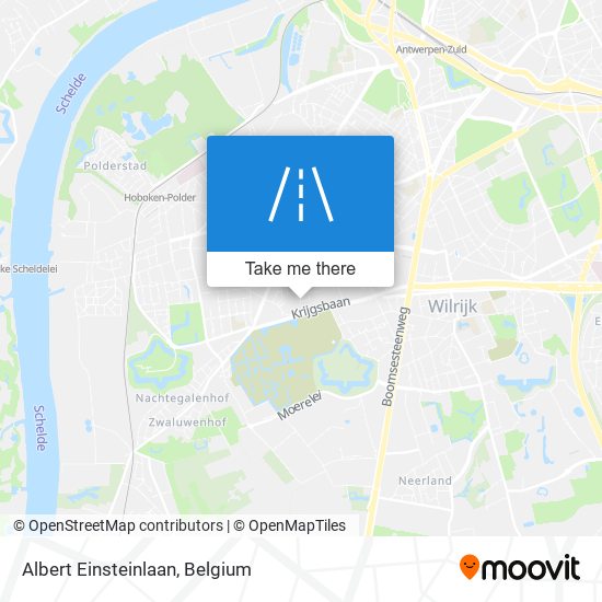 Albert Einsteinlaan map