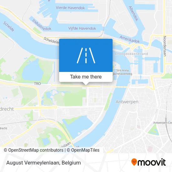 August Vermeylenlaan map