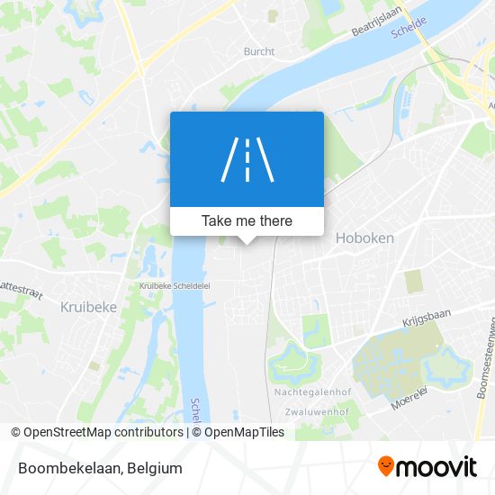 Boombekelaan map