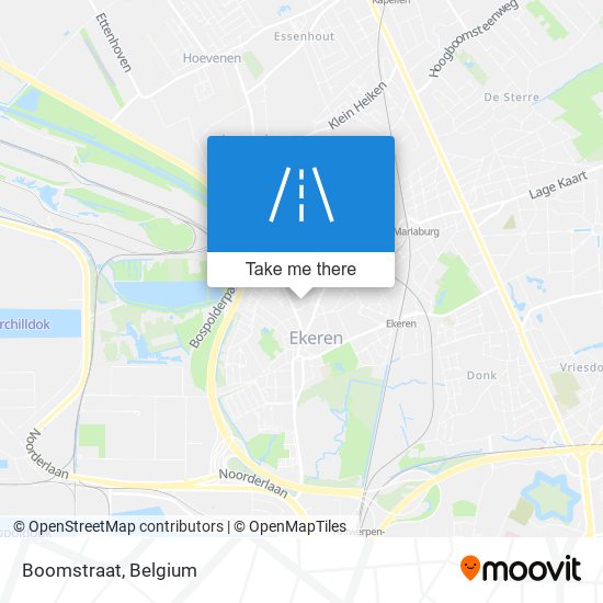 Boomstraat map