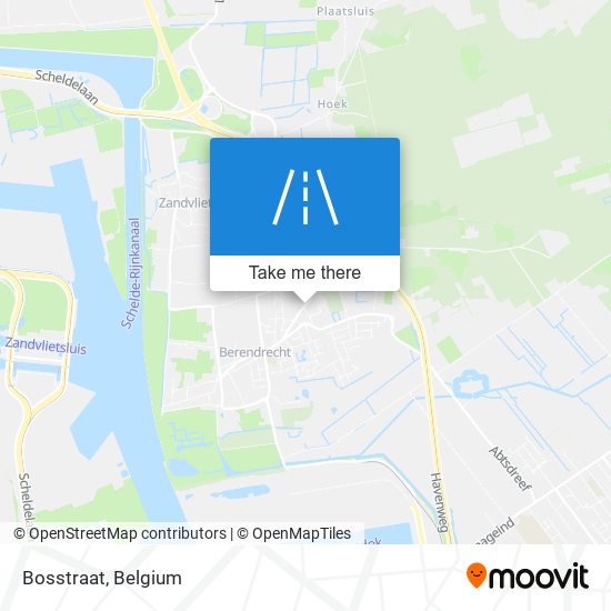 Bosstraat map