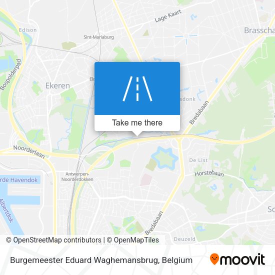 Burgemeester Eduard Waghemansbrug plan