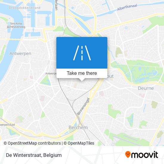 De Winterstraat map