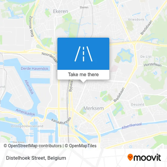 Distelhoek Street map