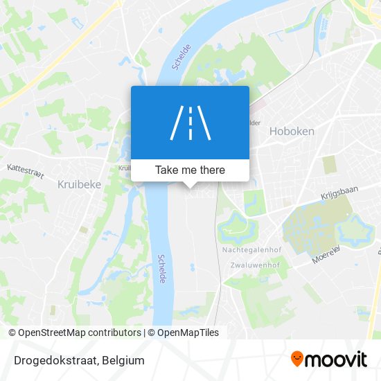 Drogedokstraat map