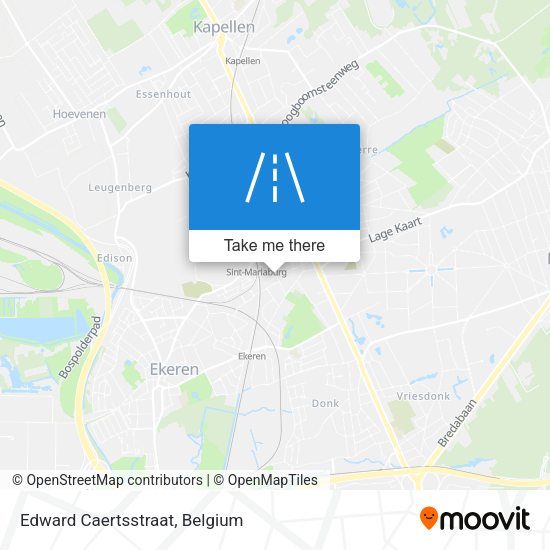 Edward Caertsstraat map