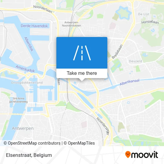 Elsenstraat map