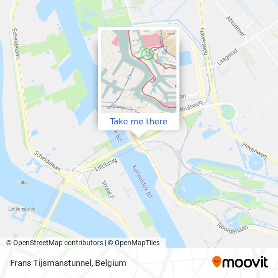 Frans Tijsmanstunnel map