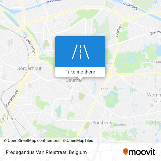 Fredegandus Van Rielstraat plan